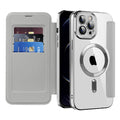 Techsuit - SmartMag Book Case - iPhone 12 Pro - Gray
