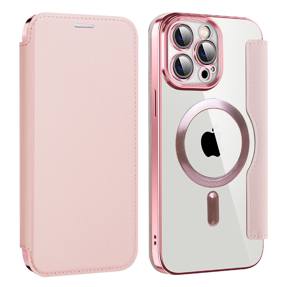 Techsuit - SmartMag Book Case - iPhone 13 Pro - Pink