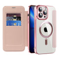 Techsuit - SmartMag Book Case - iPhone 13 Pro - Pink