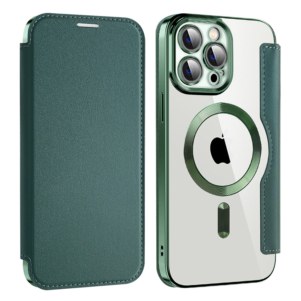 Techsuit - SmartMag Book Case - iPhone 13 Pro - Green