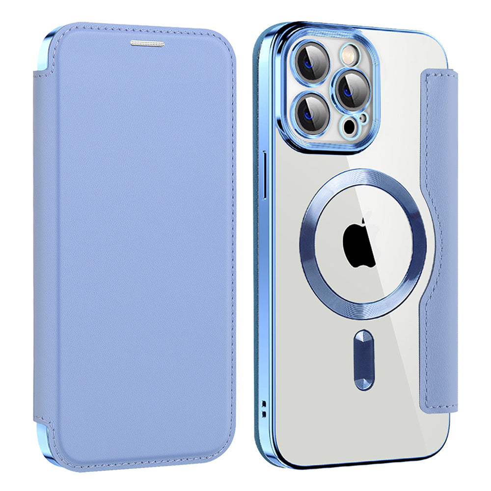 Techsuit - SmartMag Book Case - iPhone 13 Pro - Light Blue