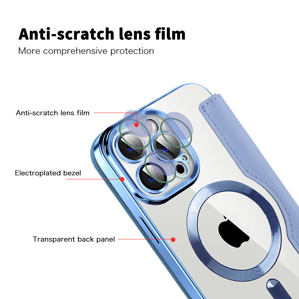 Techsuit - SmartMag Book Case - iPhone 13 Pro - Light Blue