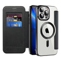 Techsuit - SmartMag Book Case - iPhone 13 Pro Max - Black