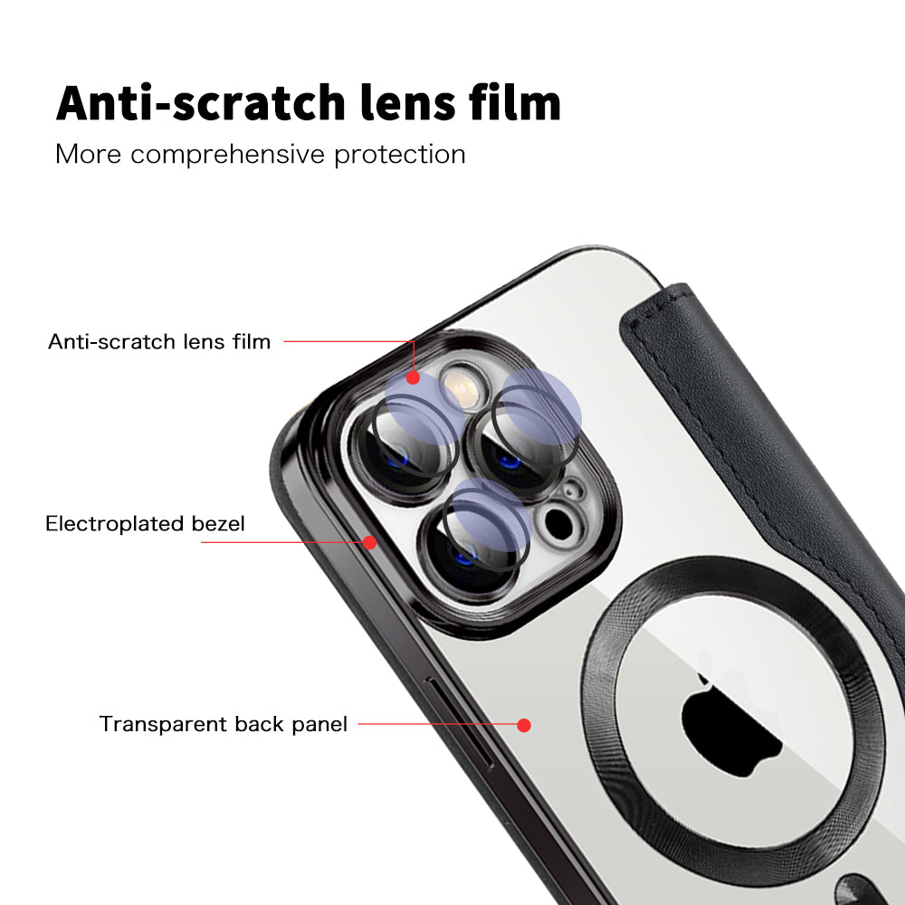 Techsuit - SmartMag Book Case - iPhone 13 Pro Max - Black