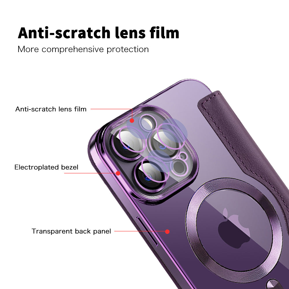Techsuit - SmartMag Book Case - iPhone 13 Pro Max - Purple