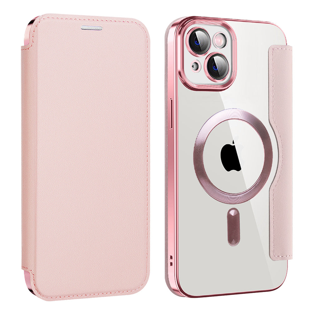 Techsuit - SmartMag Book Case - iPhone 14 - Pink