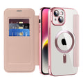 Techsuit - SmartMag Book Case - iPhone 14 - Pink