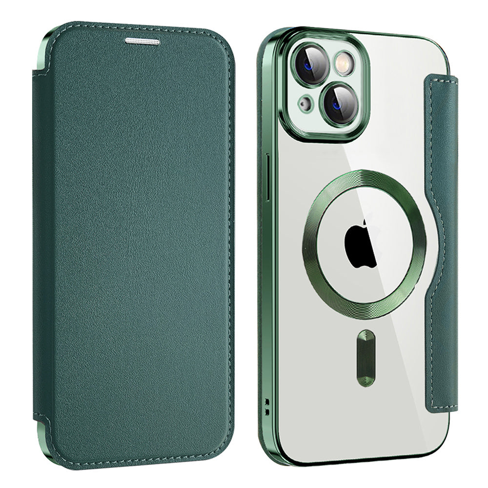 Techsuit - SmartMag Book Case - iPhone 14 - Green