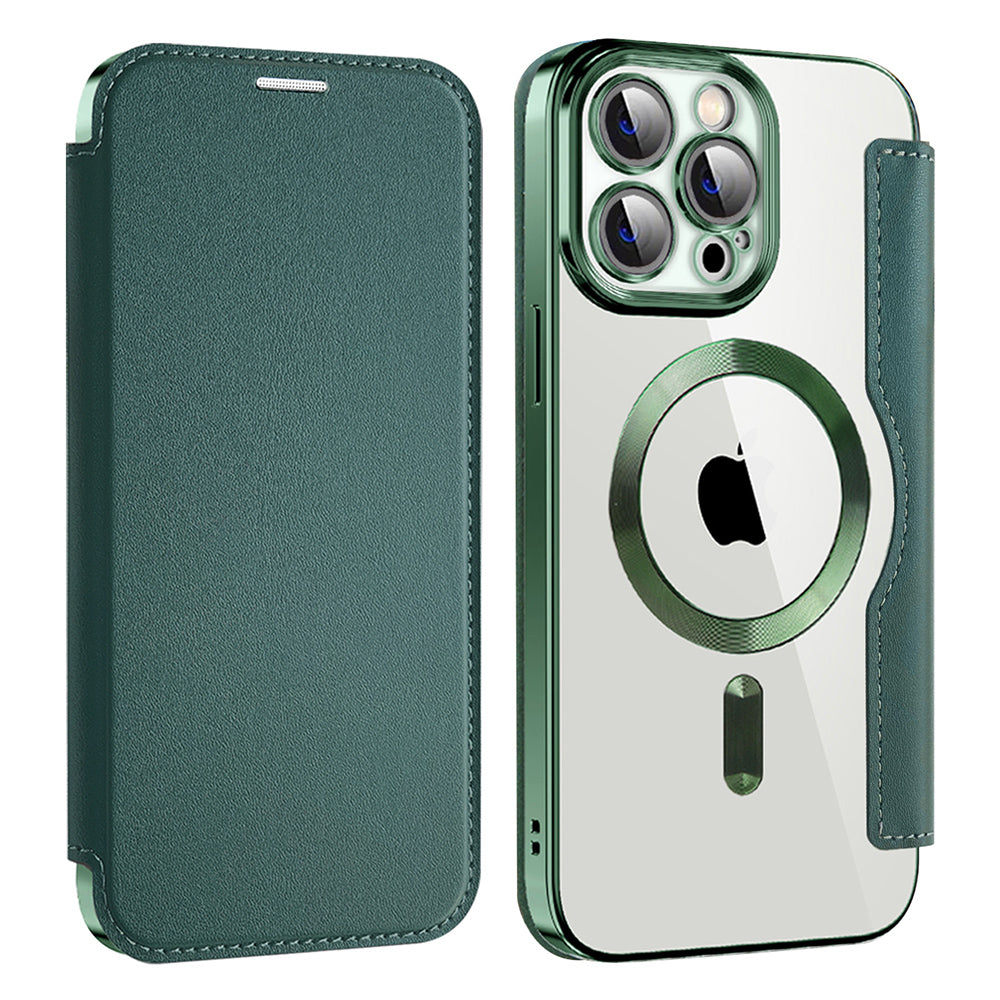 Techsuit - SmartMag Book Case - iPhone 14 Pro Max - Green