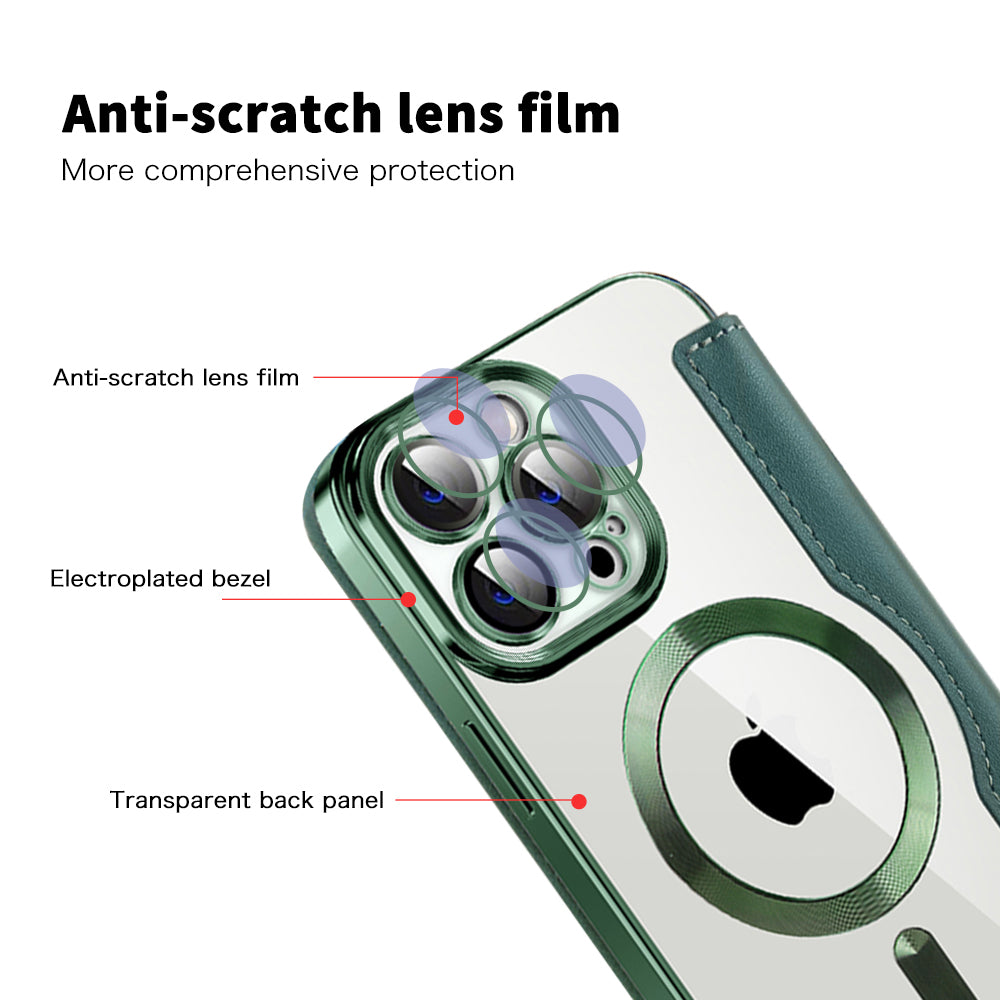 Techsuit - SmartMag Book Case - iPhone 14 Pro Max - Green