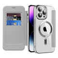 Techsuit - SmartMag Book Case - iPhone 14 Pro Max - Gray