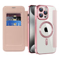 Techsuit - SmartMag Book Case - iPhone 15 Pro - Pink