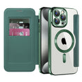 Techsuit - SmartMag Book Case - iPhone 15 Pro - Green