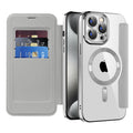 Techsuit - SmartMag Book Case - iPhone 15 Pro - Gray