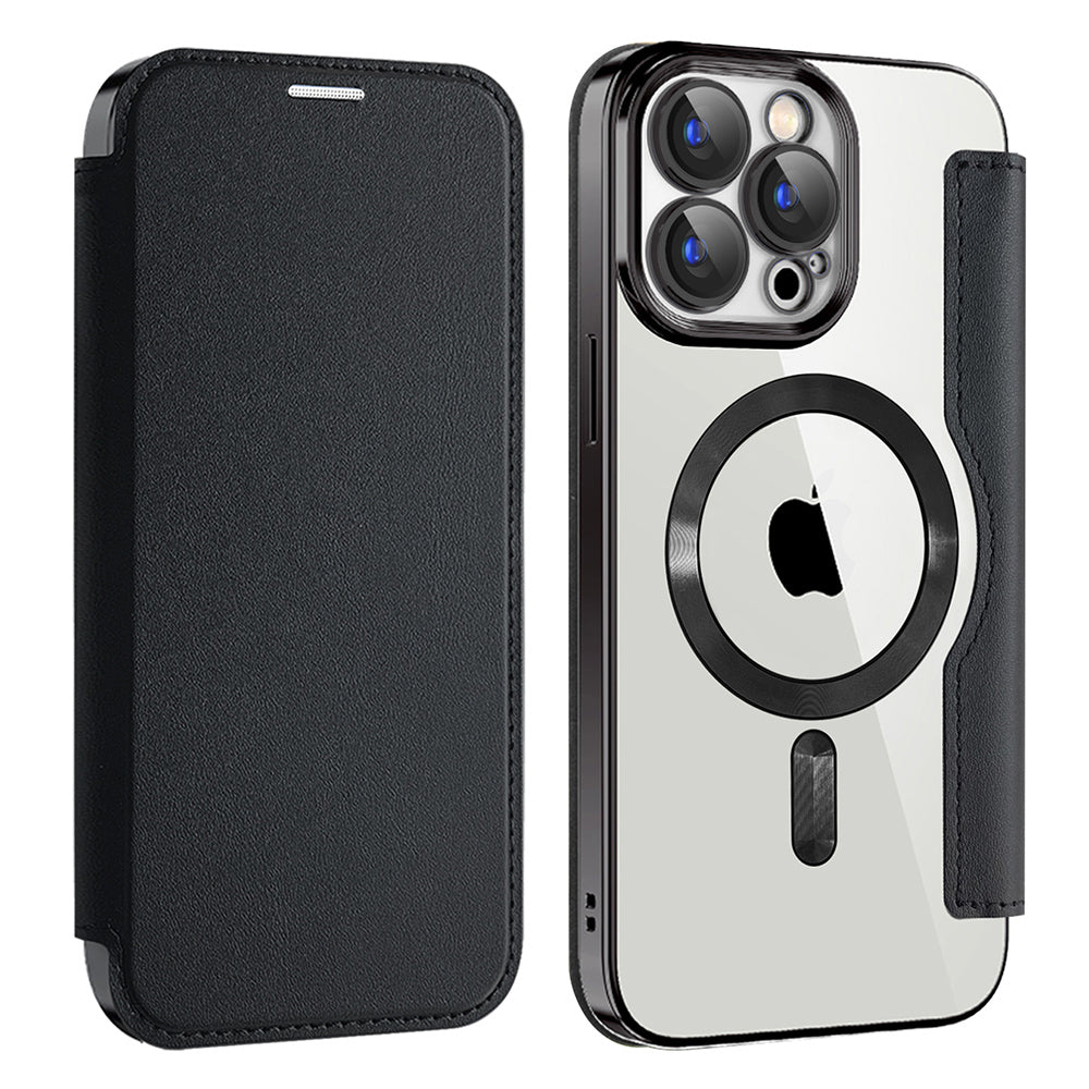 Techsuit - SmartMag Book Case - iPhone 15 Pro Max - Black