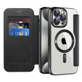 Techsuit - SmartMag Book Case - iPhone 15 Pro Max - Black