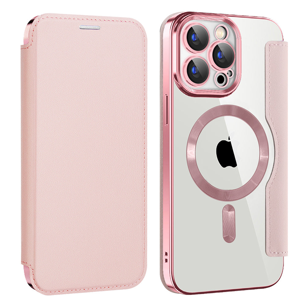 Techsuit - SmartMag Book Case - iPhone 15 Pro Max - Pink