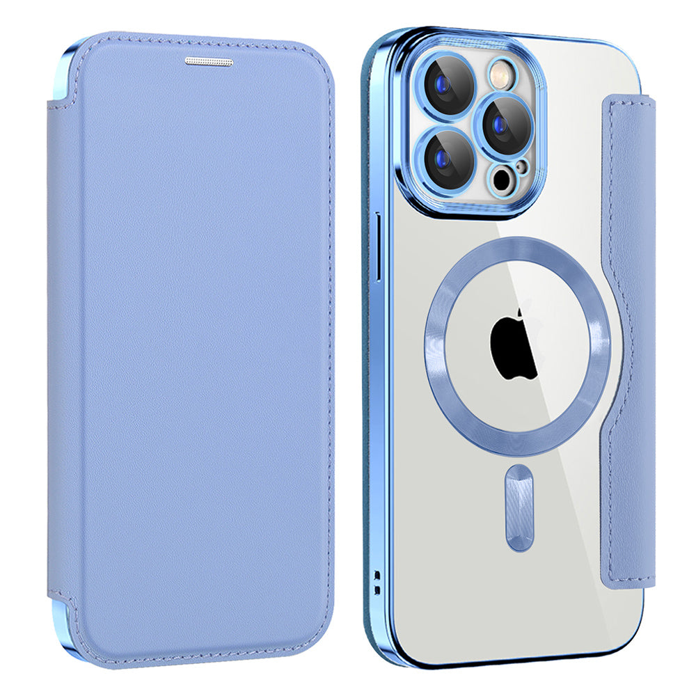Techsuit - SmartMag Book Case - iPhone 15 Pro Max - Light Blue