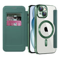 Techsuit - SmartMag Book Case - iPhone 15 - Green