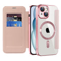 Techsuit - SmartMag Book Case - iPhone 15 Plus - Pink