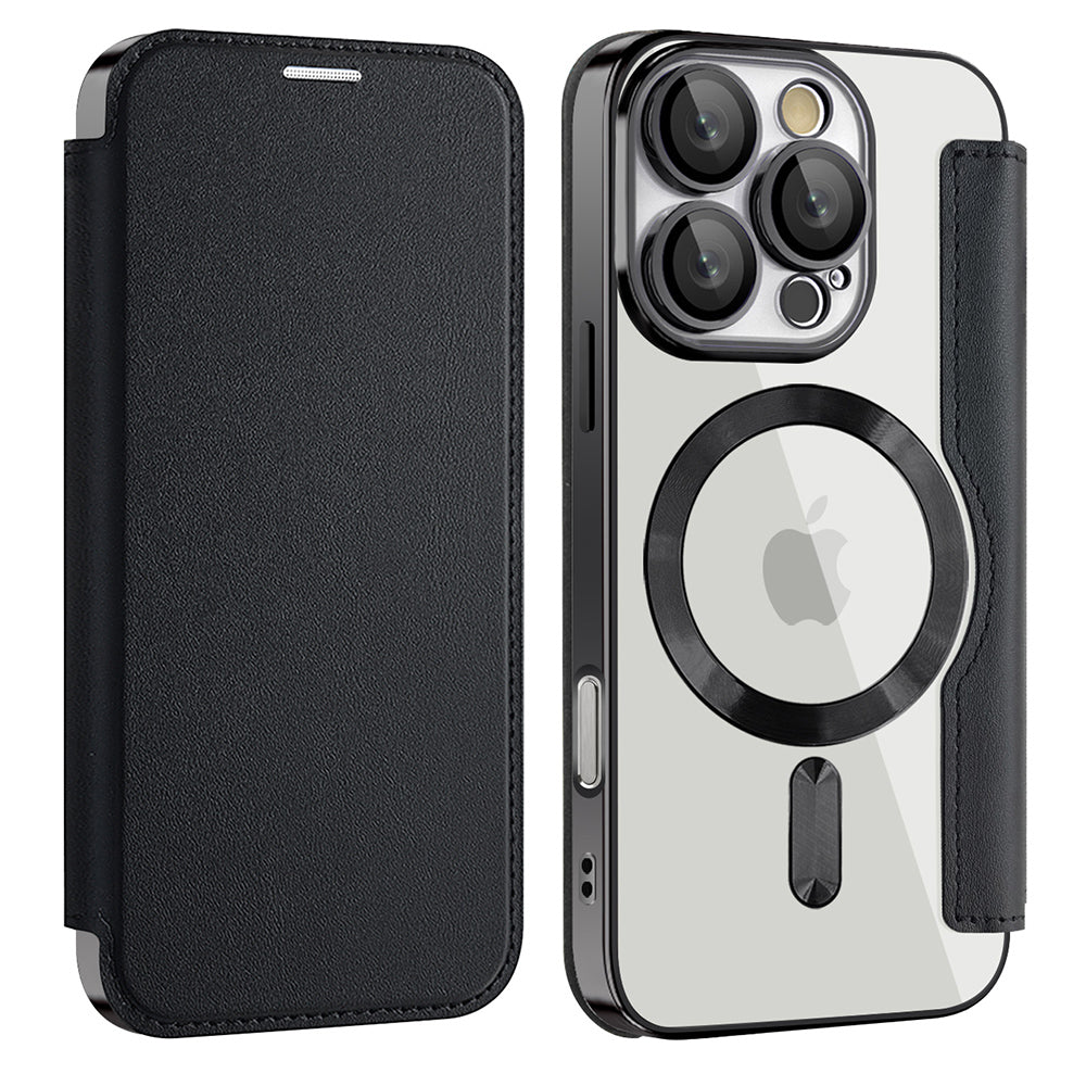 Techsuit - SmartMag Book Case - iPhone 16 Pro - Black