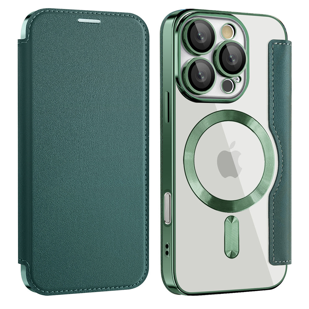 Techsuit - SmartMag Book Case - iPhone 16 Pro - Green