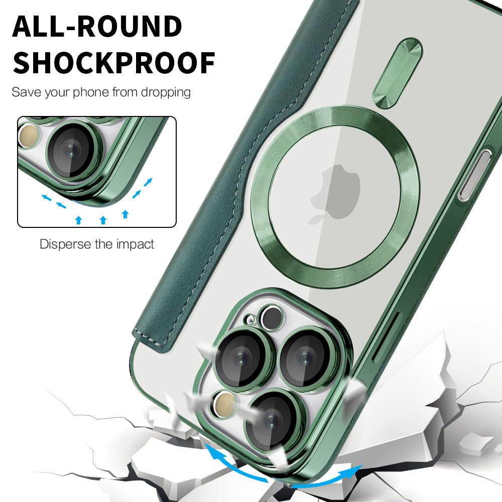 Techsuit - SmartMag Book Case - iPhone 16 Pro - Green