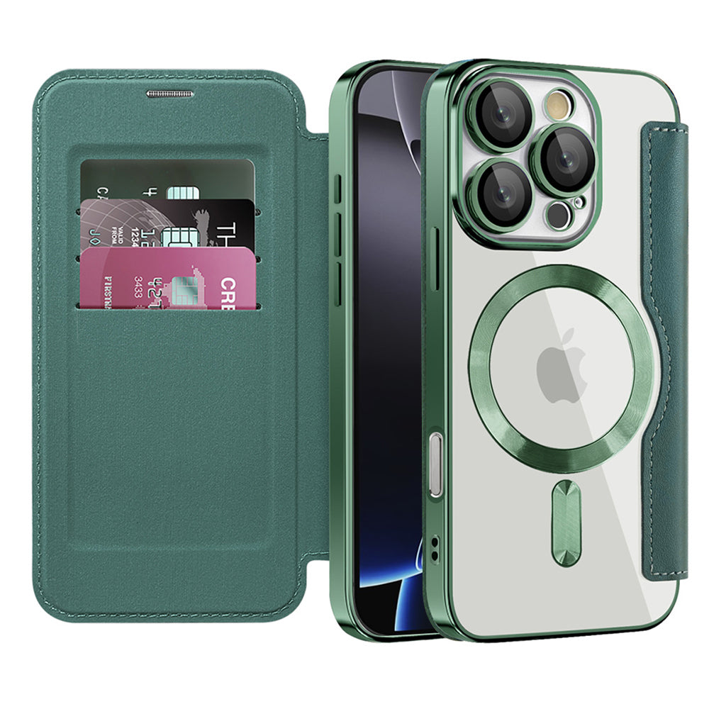 Techsuit - SmartMag Book Case - iPhone 16 Pro - Green