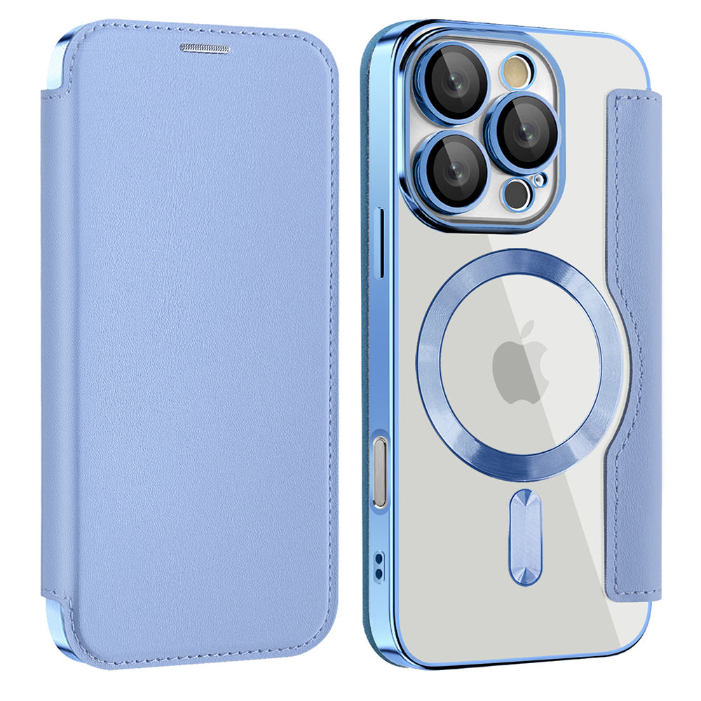 Techsuit - SmartMag Book Case - iPhone 16 Pro - Light Blue