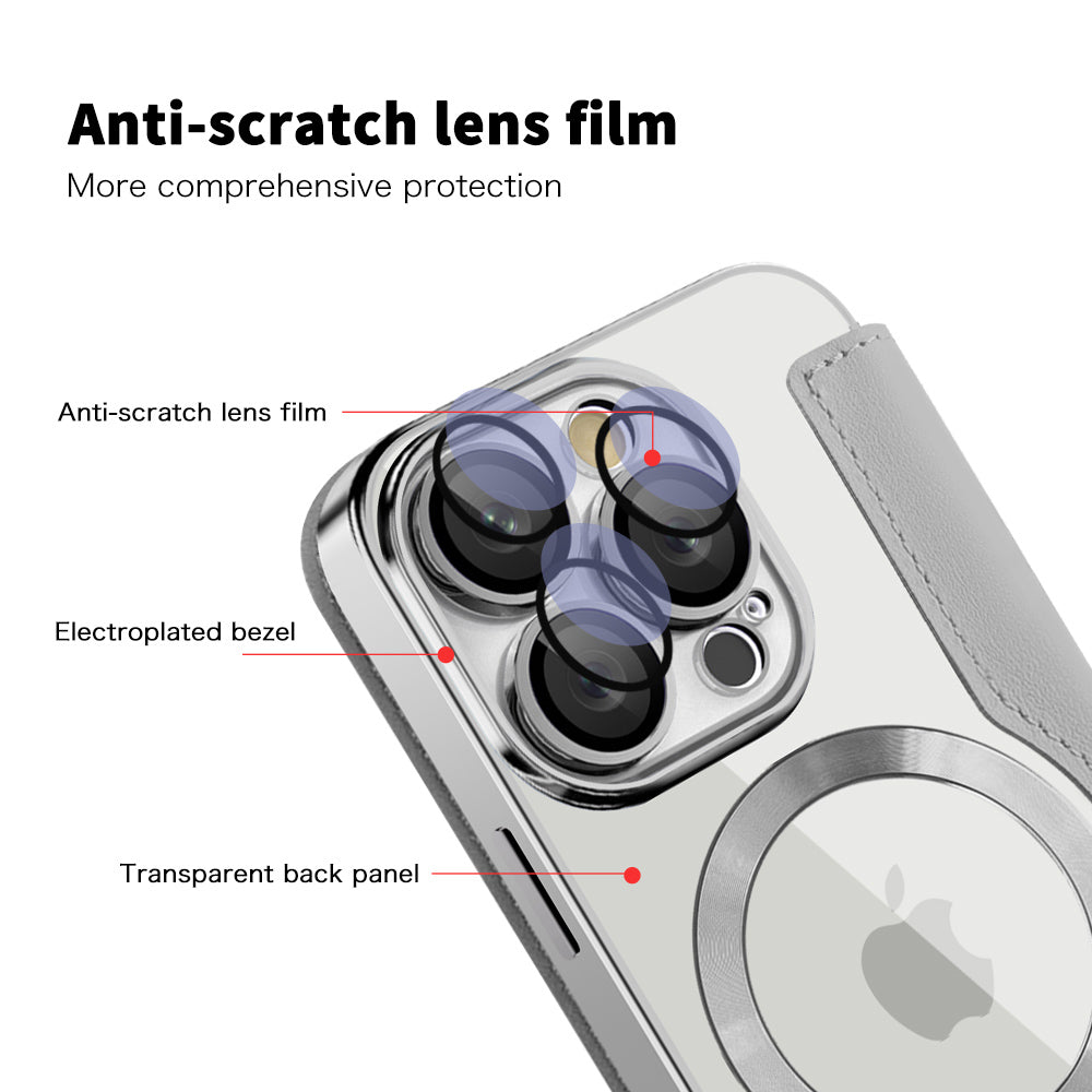 Techsuit - SmartMag Book Case - iPhone 16 Pro - Gray