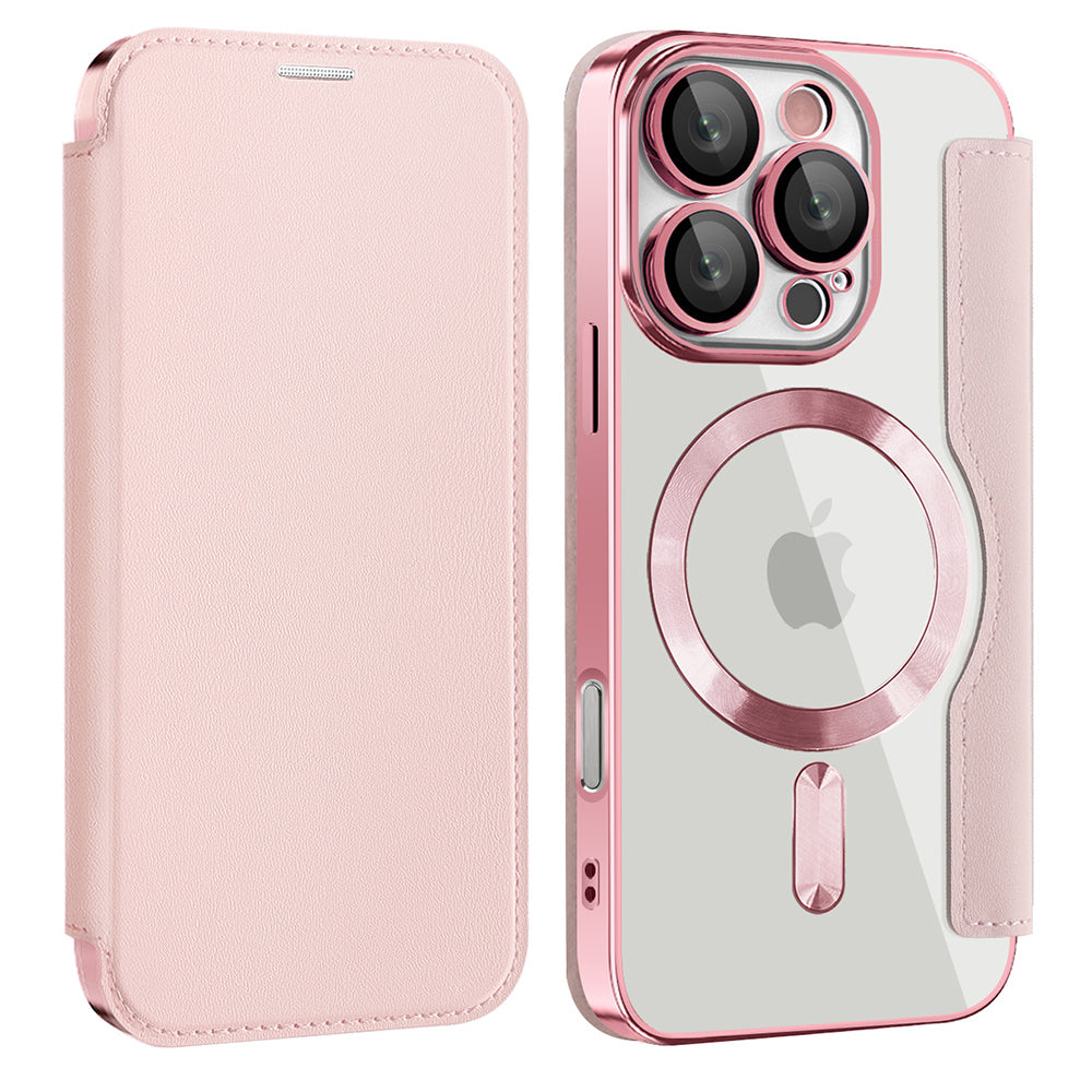 Techsuit - SmartMag Book Case - iPhone 16 Pro Max - Pink