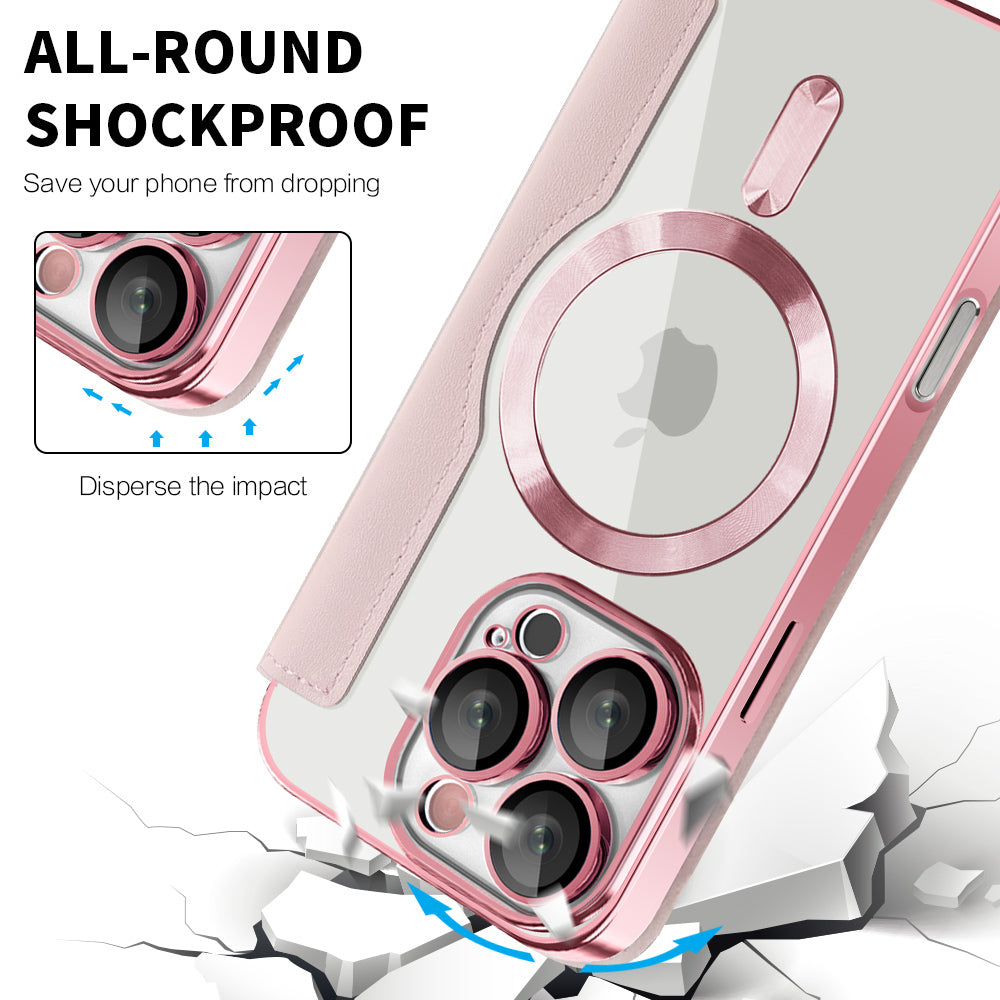 Techsuit - SmartMag Book Case - iPhone 16 Pro Max - Pink