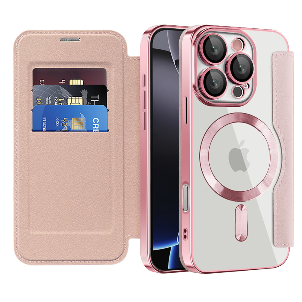 Techsuit - SmartMag Book Case - iPhone 16 Pro Max - Pink