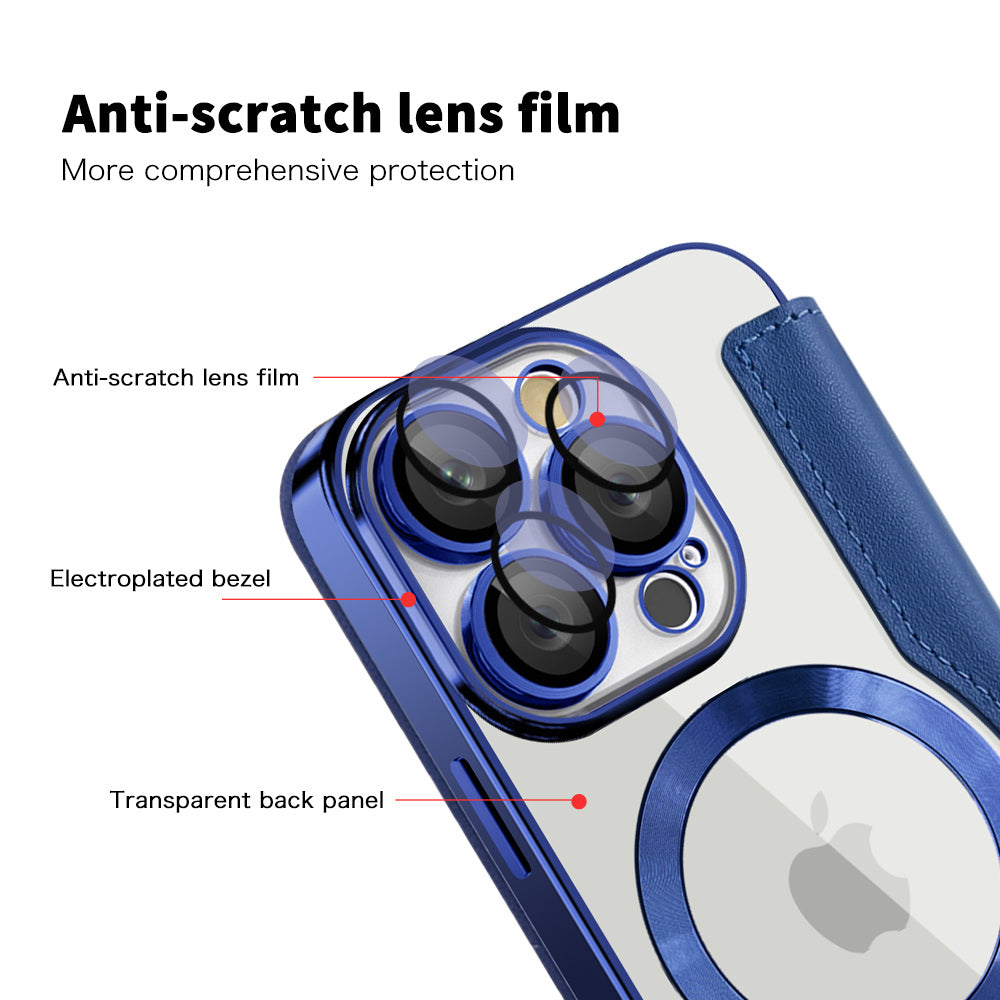 Techsuit - SmartMag Book Case - iPhone 16 Pro Max - Blue