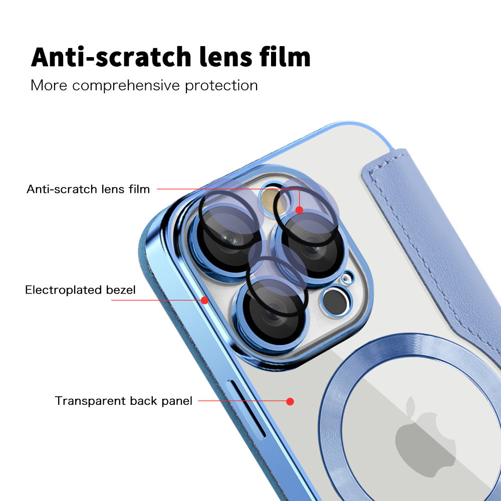 Techsuit - SmartMag Book Case - iPhone 16 Pro Max - Light Blue