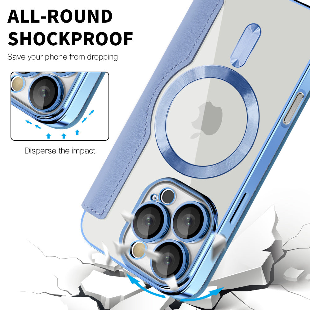 Techsuit - SmartMag Book Case - iPhone 16 Pro Max - Light Blue