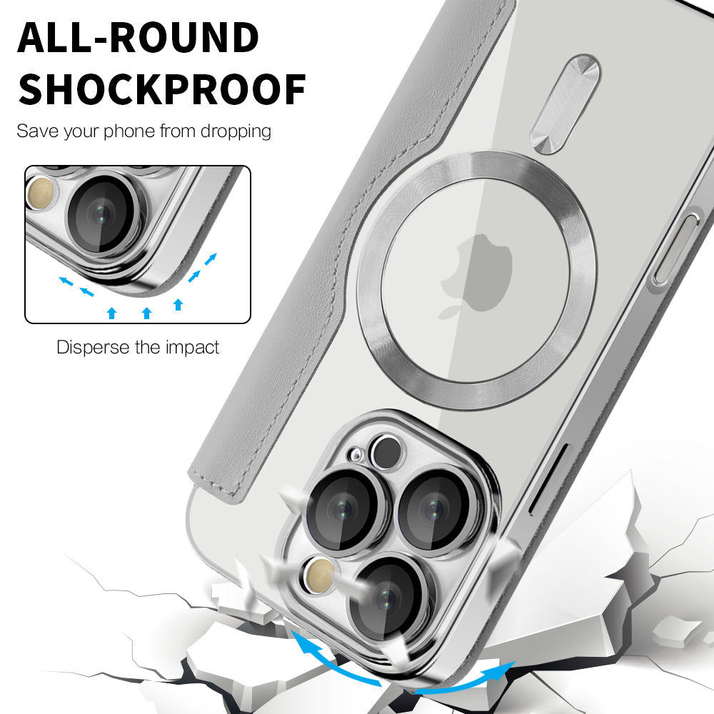 Techsuit - SmartMag Book Case - iPhone 16 Pro Max - Gray