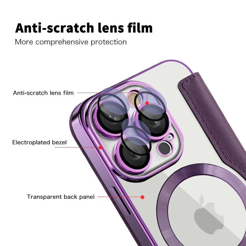 Techsuit - SmartMag Book Case - iPhone 16 Pro Max - Purple