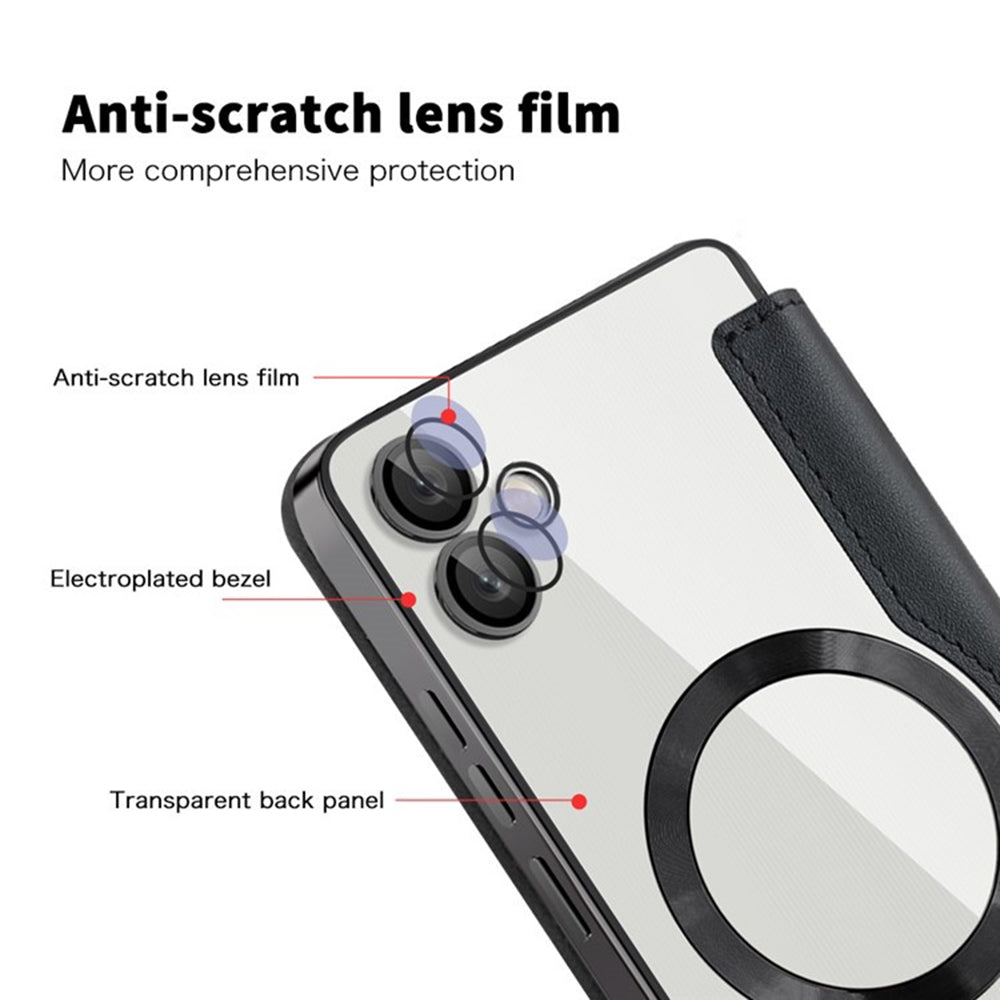 Techsuit - SmartMag Book Case - Samsung Galaxy A05 - Black