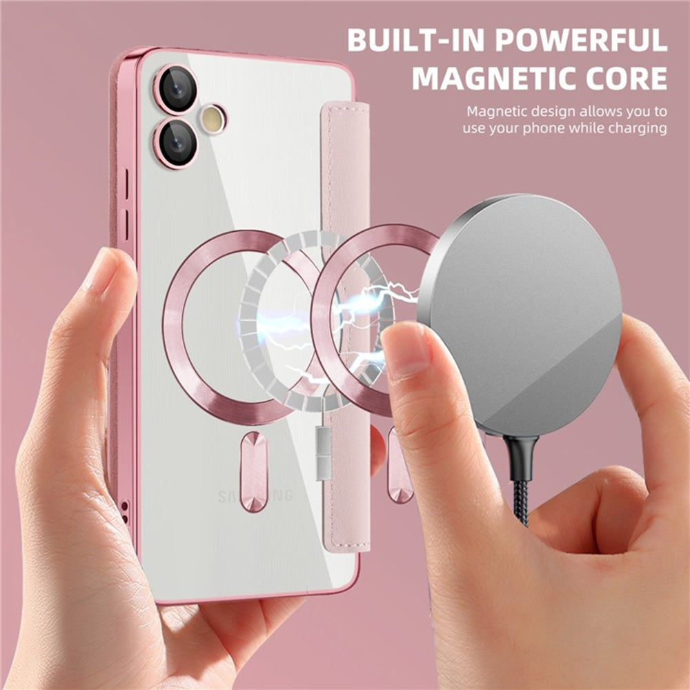 Techsuit - SmartMag Book Case - Samsung Galaxy A05 - Pink