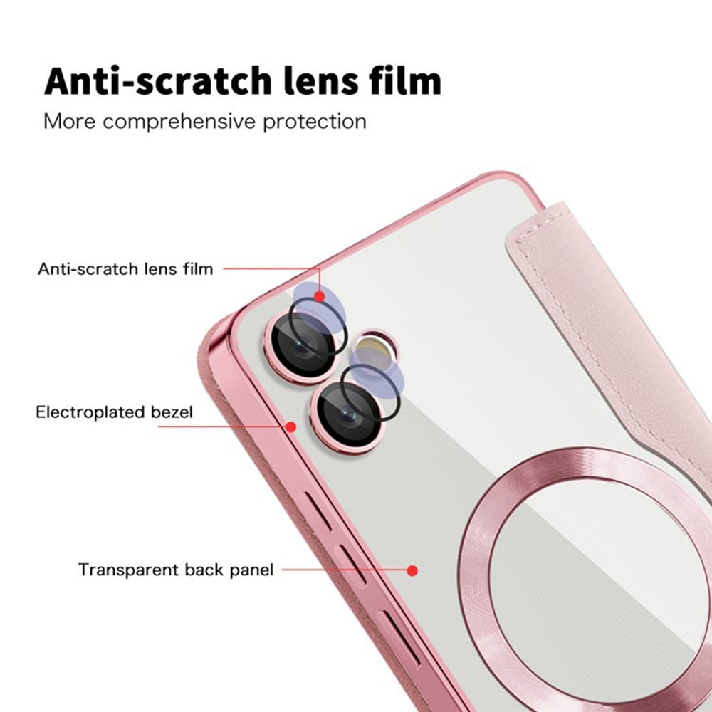 Techsuit - SmartMag Book Case - Samsung Galaxy A05 - Pink