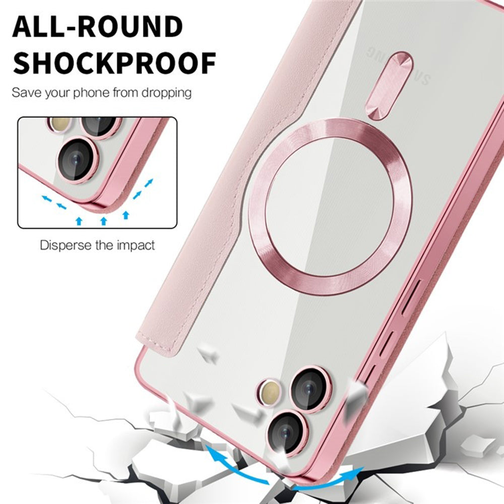 Techsuit - SmartMag Book Case - Samsung Galaxy A05 - Pink