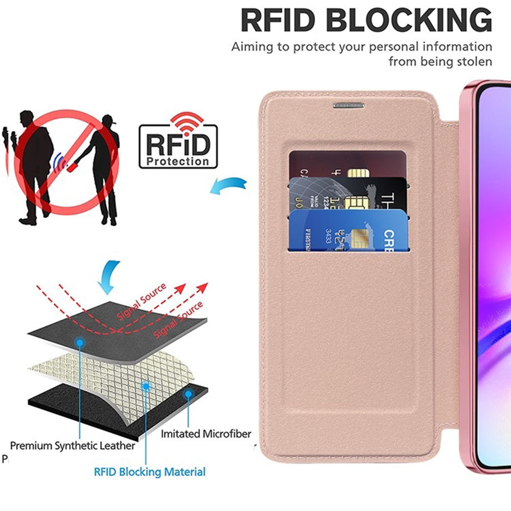 Techsuit - SmartMag Book Case - Samsung Galaxy A05 - Pink