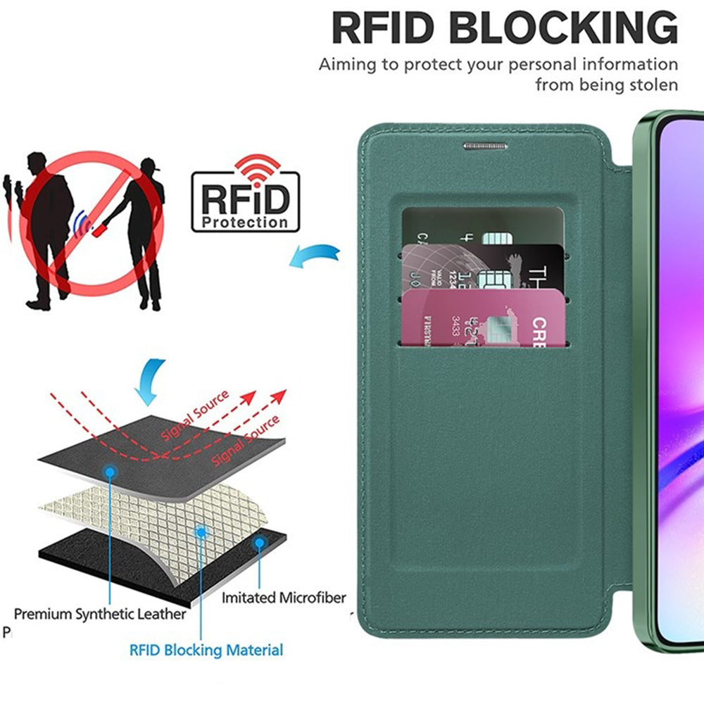 Techsuit - SmartMag Book Case - Samsung Galaxy A05 - Green
