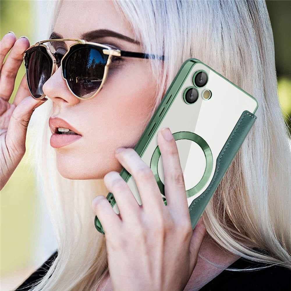 Techsuit - SmartMag Book Case - Samsung Galaxy A05 - Green