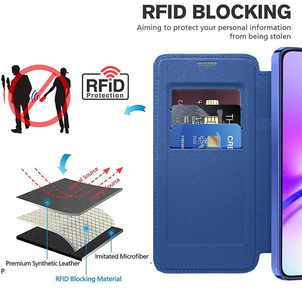 Techsuit - SmartMag Book Case - Samsung Galaxy A05 - Blue