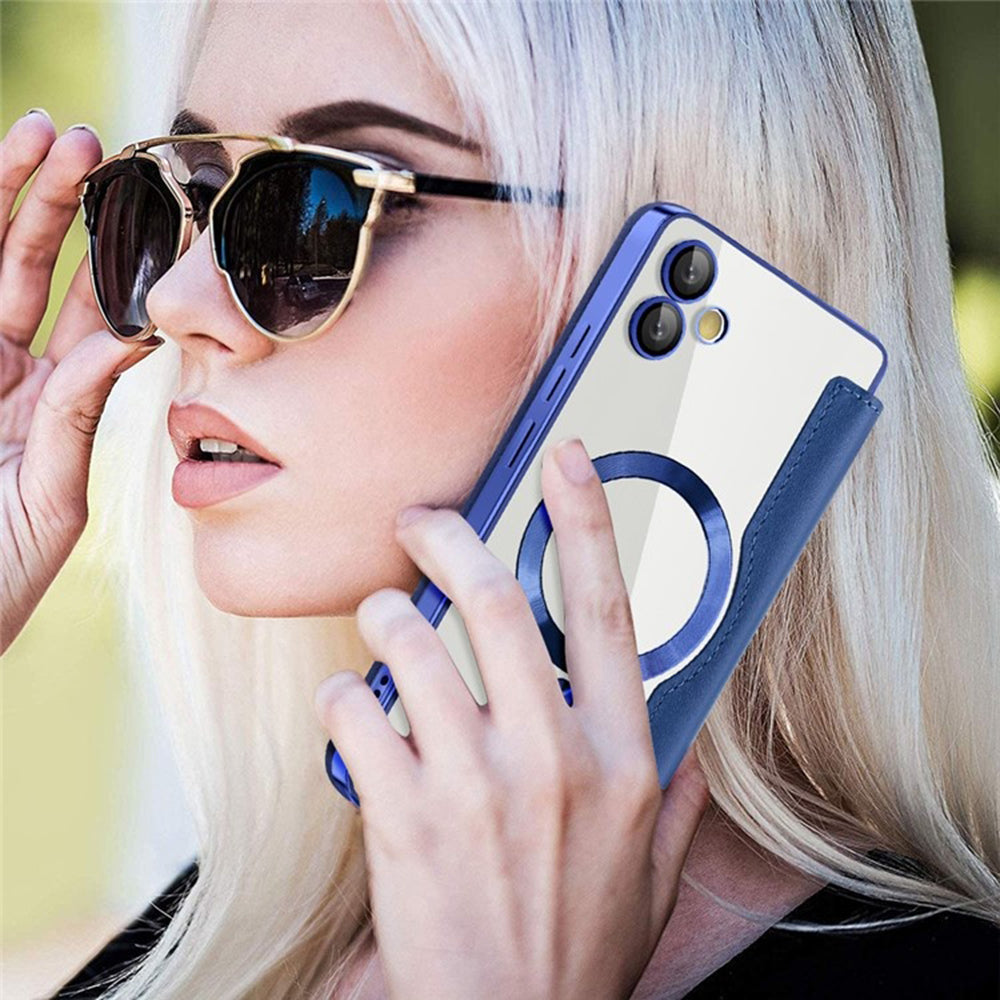 Techsuit - SmartMag Book Case - Samsung Galaxy A05 - Blue