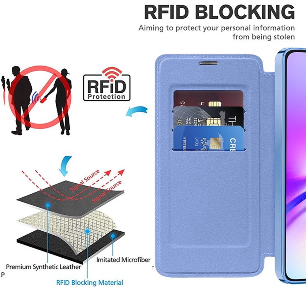 Techsuit - SmartMag Book Case - Samsung Galaxy A05 - Light Blue