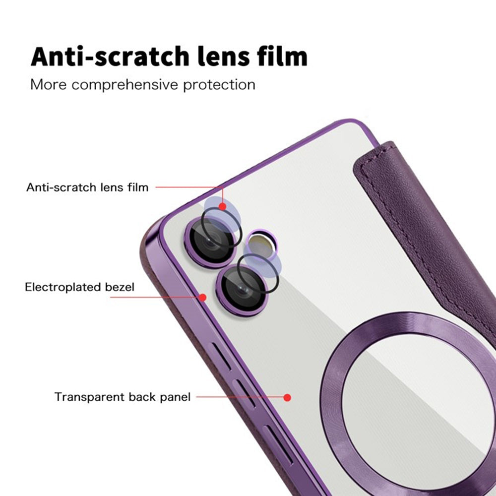Techsuit - SmartMag Book Case - Samsung Galaxy A05 - Purple