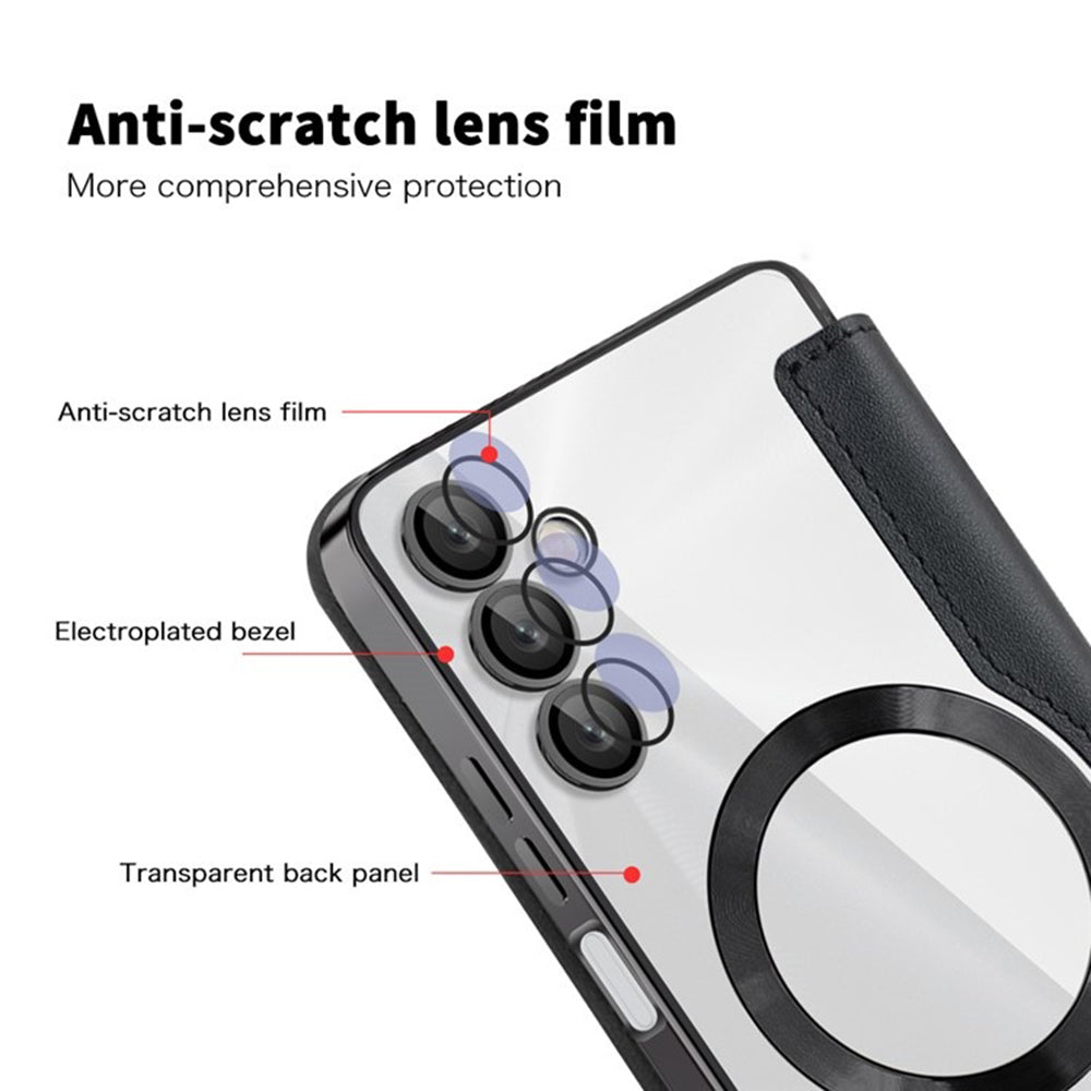Techsuit - SmartMag Book Case - Samsung Galaxy A05s - Black